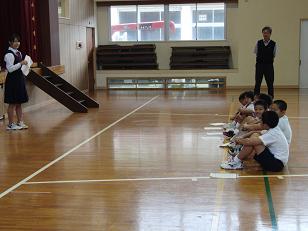 秋と冬に関するクイズ大会 中之島小中学校